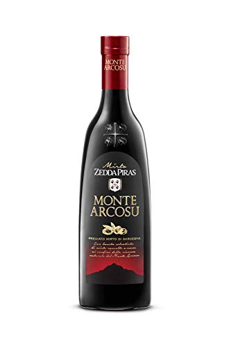 Zedda Piras, Mirto Rosso Monte Arcosu, Liquore A Base Di Bacche Di Mirto Sarde, 32% Vol, Bottiglia In Vetro Da 70 cl